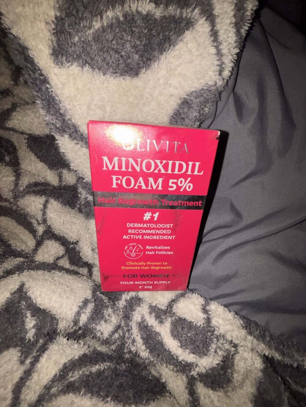 OLIVITA Minoxidil Foam 5% For Women 2x60g Hair Regrowth Treatment